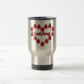Ladybug Heart Travel Coffee Mug Reisbeker (Center)