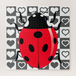 Ladybug & Hearts - Legpuzzel