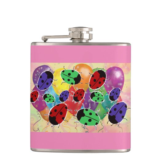 Ladybug Heupfles (Voorkant)