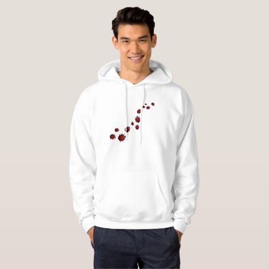 Ladybug Hoodies Schattige Ladybug Shirten & Hoodie (Voorkant volledig)