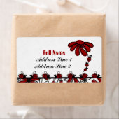 Ladybug Hot-Line Avery Label (Insitu)