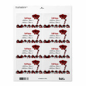 Ladybug Hot-Line Avery Label (Full Sheet)