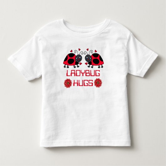 Ladybug Hugs Toddler T-Shirt (Voorkant)