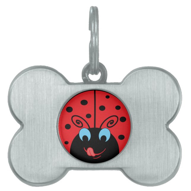 Ladybug Huisdieren Naamplaatje (voorkant)