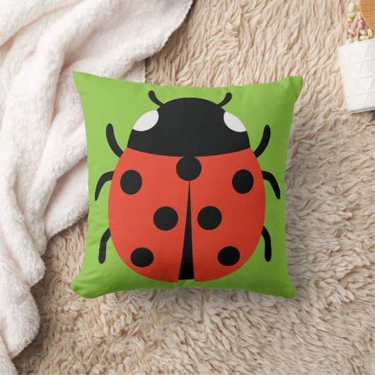 Ladybug Illustratie Kussen (Deken)
