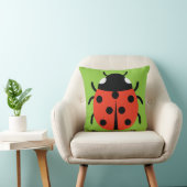 Ladybug Illustratie Kussen (Stoel)