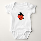 Ladybug Illustratie Romper (Voorkant)