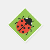 Ladybug Illustratie Servet (Hoek)