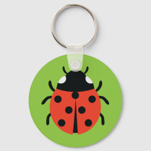 Ladybug Illustratie Sleutelhanger