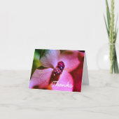 Ladybug in Flower Digital Art Hartelijk dank Bedankkaart (Voorkant)