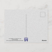 Ladybug in het Briefkaart van de Waterverf van de  (Achterkant)