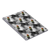 Ladybug in kunstpatroon van Dogwood Flower Natuur Notitieboek (Rechterzijde)