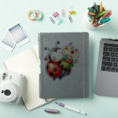 Ladybug in Love Sticker - Schattige Love Bug Decal (iPad Cover)