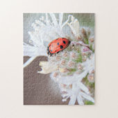 Ladybug in Silverleaf Phacelia op Mt Shasta Puzzle Legpuzzel (Verticaal)