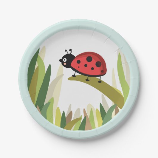 Ladybug Insect Papier Bord buitenpartij (Voorkant)