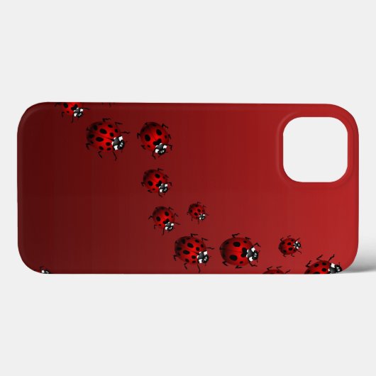 Ladybug iPad Case Cute Ladybird Hoesje (Achterkant (horizontaal))