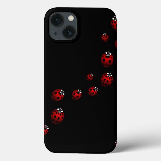 Ladybug iPad Case  Cute Ladybird Hoesje (Achterkant)