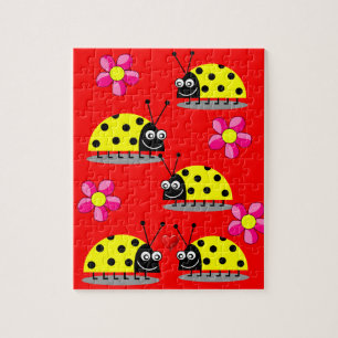 Ladybug Jigzaag Puzzle Legpuzzel