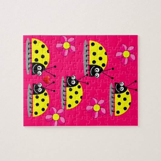 Ladybug Jigzaag Puzzle Legpuzzel (Horizontaal)