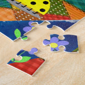 Ladybug Jigzaag Puzzle Legpuzzel (Zijkant)