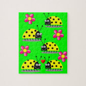 Ladybug Jigzaag Puzzle Legpuzzel (Verticaal)