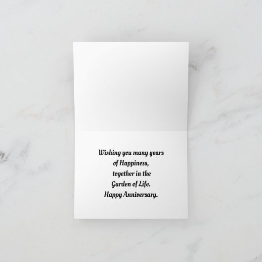 Ladybug Jubileum Wenskaart Kaart (Binnen)