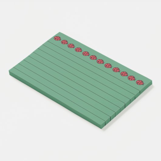 Ladybug Jumbo Post It Notes (Schuin)