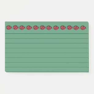Ladybug Jumbo Post It Notes