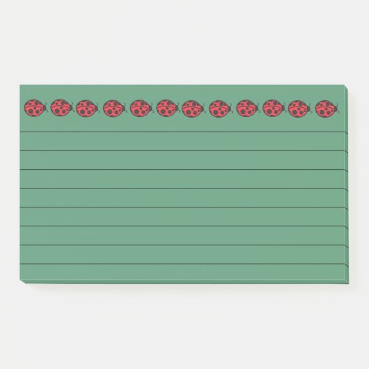 Ladybug Jumbo Post It Notes (Voorkant)