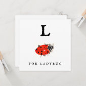 Ladybug Kaart (Voorkant / Achterkant in situ)