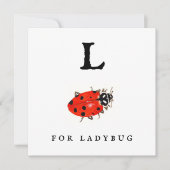 Ladybug Kaart (Voorkant)