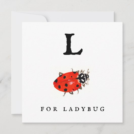 Ladybug Kaart (Voorkant)