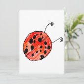 Ladybug Kaart (Staand voorkant)