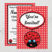 Ladybug Kaart (Voorkant / Achterkant)