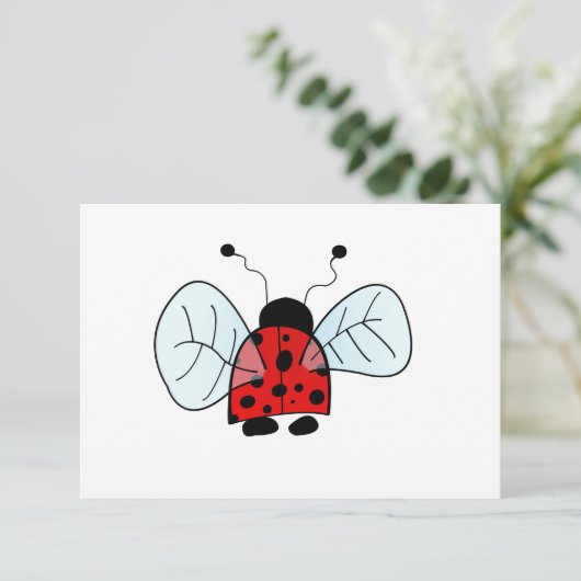 Ladybug Kaart (Staand voorkant)