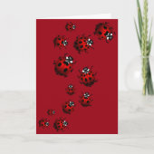 Ladybug Kaart Custom Ladybug Art Kaart - Blank (Voorkant)