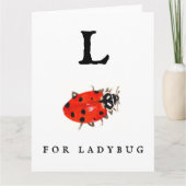 Ladybug-kaart Kaart (Voorkant)