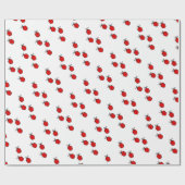 LadyBug Kantoor Home personaliseer de bestemming Cadeaupapier (Vlak)