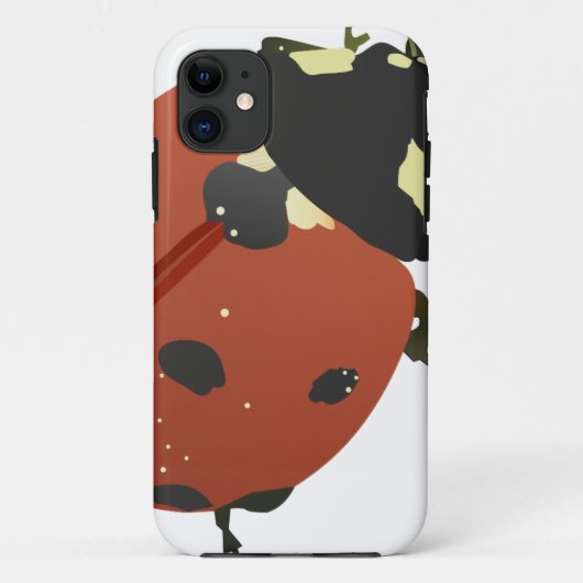 LadyBug Kantoor Home personaliseer de bestemming Case-Mate iPhone Case (Achterkant)
