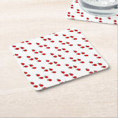 LadyBug Kantoor Home personaliseer de bestemming Kartonnen Onderzetters (Schuin)