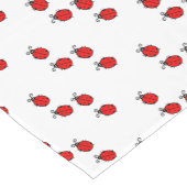 LadyBug Kantoor Home personaliseer de bestemming Korte Tafelloper (Hoek)