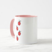 LadyBug Kantoor Home personaliseer de bestemming Mok (Voorkant links)