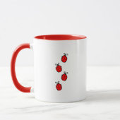 LadyBug Kantoor Home personaliseer de bestemming Mok (Links)
