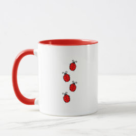 LadyBug Kantoor Home personaliseer de bestemming Mok