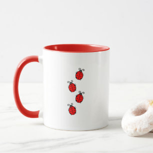 LadyBug Kantoor Home personaliseer de bestemming Mok