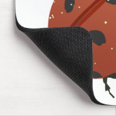 LadyBug Kantoor Home personaliseer de bestemming Muismat (Hoek)