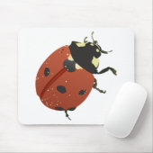 LadyBug Kantoor Home personaliseer de bestemming Muismat (Met muis)
