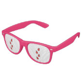 LadyBug Kantoor Home personaliseer de bestemming Retro Zonnebril (Gekanteld)