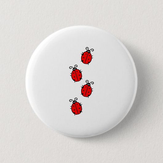 LadyBug Kantoor Home personaliseer de bestemming Ronde Button 5,7 Cm (Voorkant)