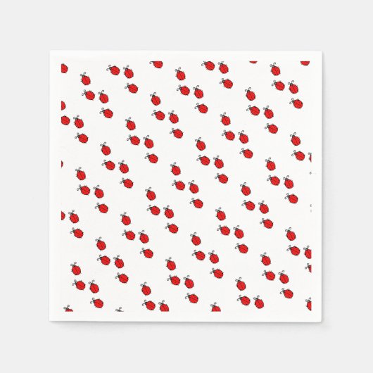 LadyBug Kantoor Home personaliseer de bestemming Servetten (Voorkant)